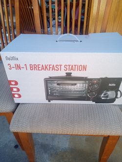 Three in one breakfast station