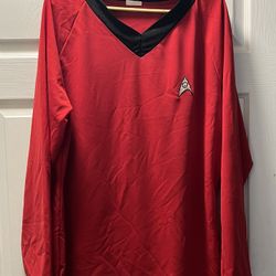 Star Trek Adult Scotty Cosplay Red Shirt (2XL)