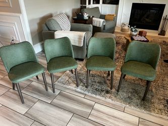 Green chairs