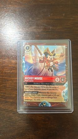 Disney Lorcana Mickey Mouse Pirate Captain Cruise Promo