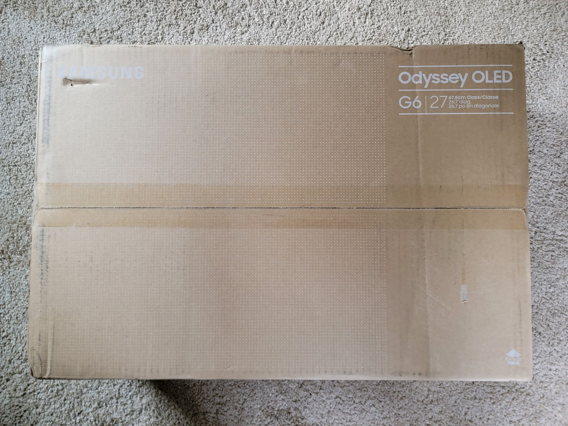 Samsung Odyssey OLED G6 27" QHD 1440p 2K 360hz Gaming Monitor - New/Sealed