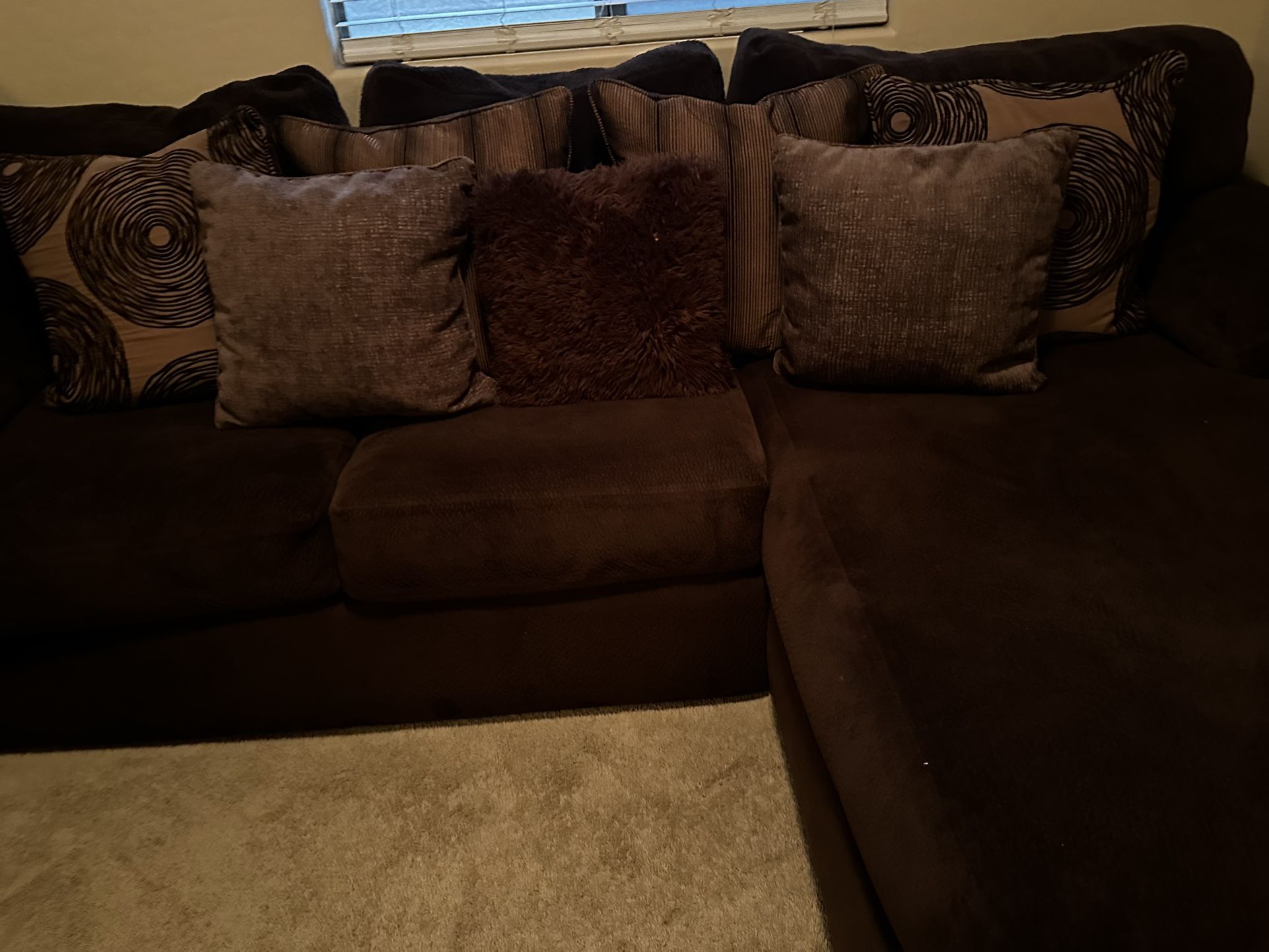 Chocolate Mini Sectional