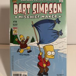 BART SIMPSON #16, 2004," "MISCHIEF MAKER" VERY FINE MINUS CONDITION