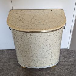 Vintage Mid Century Modern Clothes Hamper