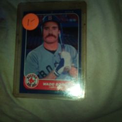 Wade Boggs Third Base Baseball Card 