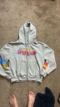 UNISEX spiderman fleece jacket