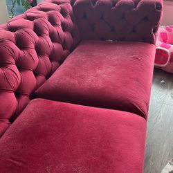 Free Velvet Couch 91 Inch
