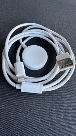 2 in 1 iPhone and Watch Charger 3.3 FT Magnetic iWatch Charging Cable with USB for Apple Watch Series 9/8/7/6/SE/5/4/3/2/1,iPhone 14/13/12/11/Pro/Max.
