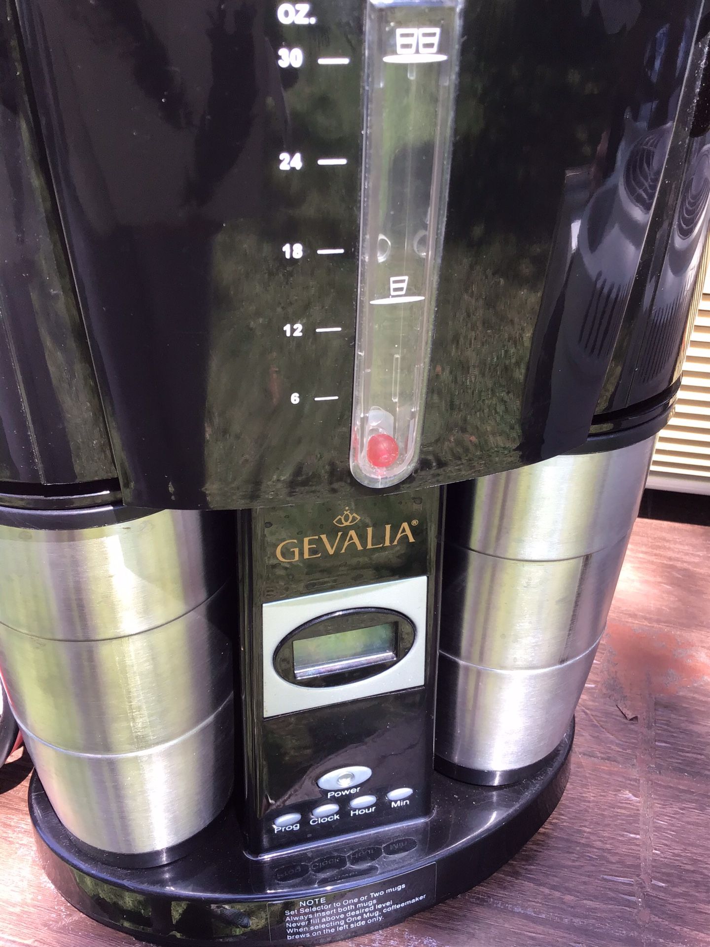 Coffee pot Gevalia with two travel mugs