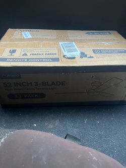 52 inch Amico 3 blade ceiling fan