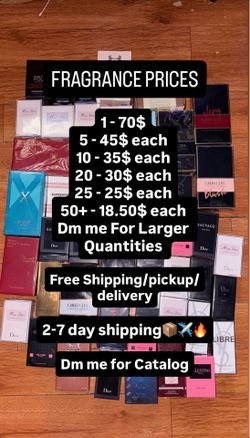 Fragrances(CHECK DESCRIPTION)