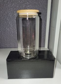 16oz Glass Snow Globe Cups