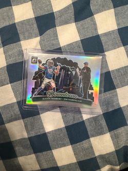 Panini 2025 Donruss Optic Football Downtown Prizm No.4 Herbert/Harbaugh