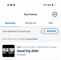 Head Trip 2026 – 2 Tickets