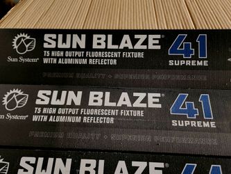 Sun Blaze Fluorescent Garden Lights