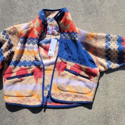 New Never Worn Urban Outfitters Colored Fleece, XS
