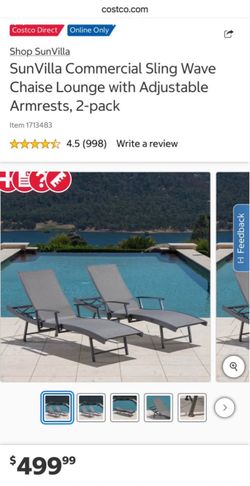 Lounge chairs 2 ea