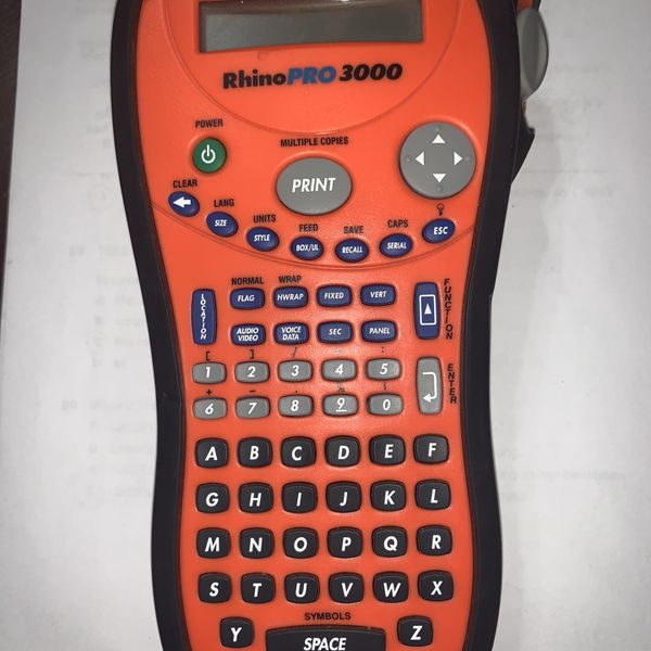 Dymo Rhino Pro 3000 Label Maker for Sale in Pleasanton, TX OfferUp