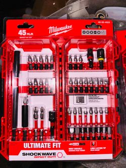Milwaukee SHOCKWAVE Impact Duty Alloy Steel Screw Driver Bit Set (45-Piece)