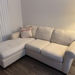 Pottery Barn Sofa, Ivory