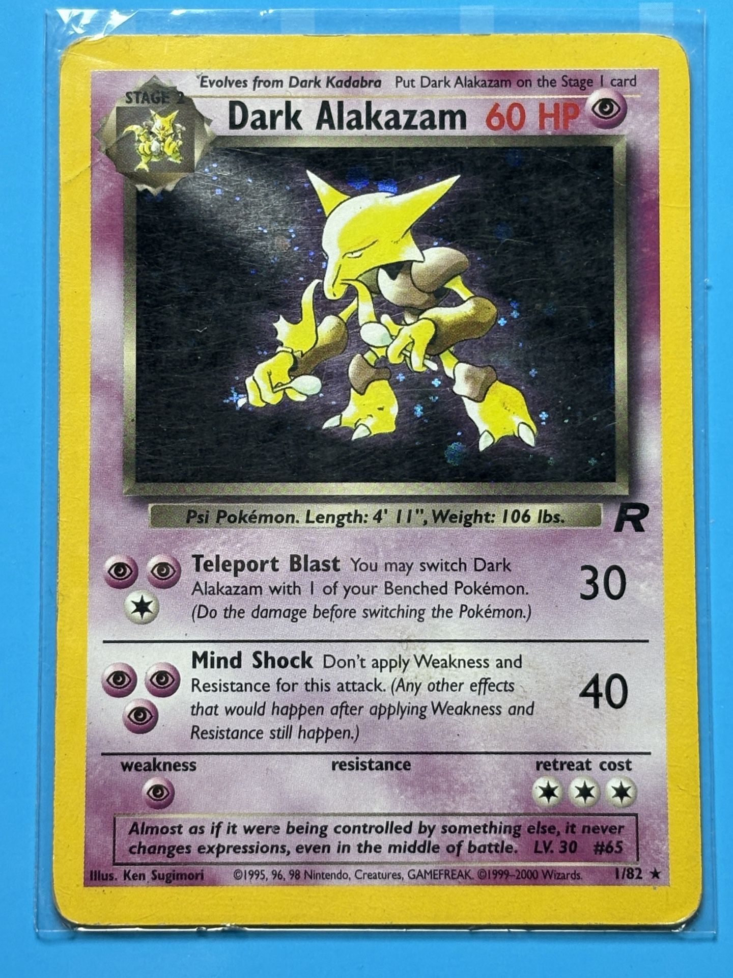 Dark Alakazam Holo MP