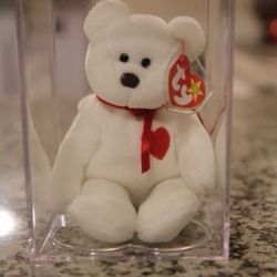 Ty Valentino beanie baby several errors