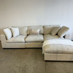 Modular Cloud Sectional in Sand Beige 