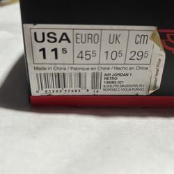 Jordan 1 High top Celtic/irish USA 11.5 Men’s 