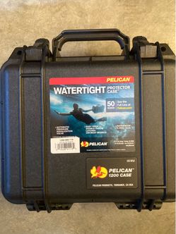 Pelican 1200 Case with foam (black)