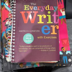 The Everyday Writer With Exercises By Andrea a lunsford