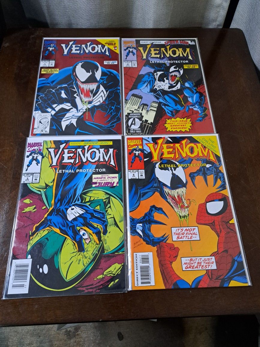 Lot Of 4 Venom Comics