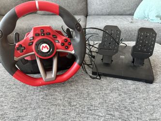 Hori Nintendo Switch Mario Kart Racing Wheel And Pedals
