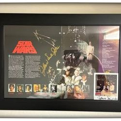 RARE Signed James Earl Jones “Star Wars” promo.