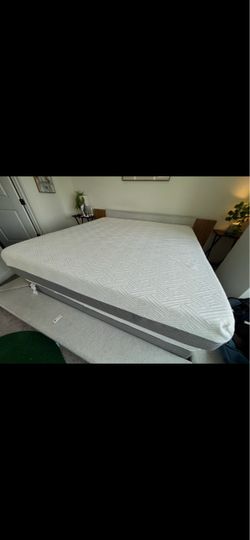 Luxury King Size Bed Set – Frame + Mattress | 5-Star Hotel Style