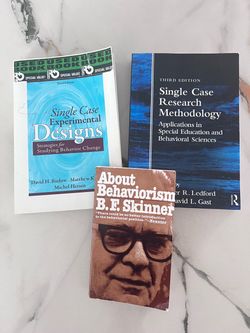 Behavioral Science Book Bundle: Single Case Research Methodology, Single Case Experimental Designs, and About Behaviorism