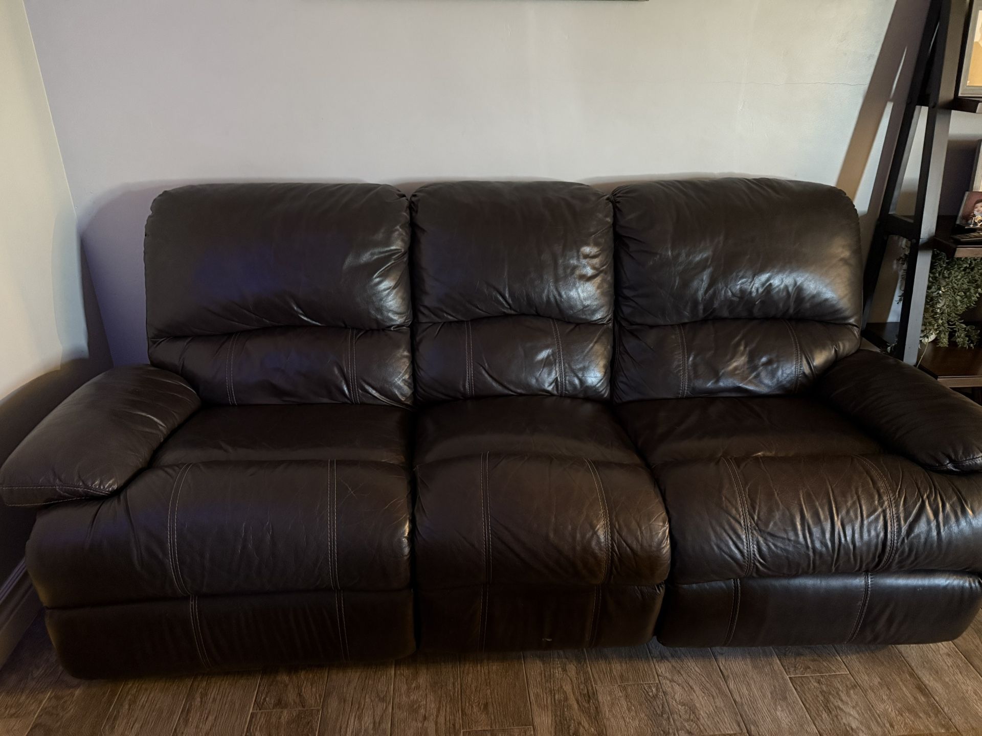 Dark Brown Leather Sofas
