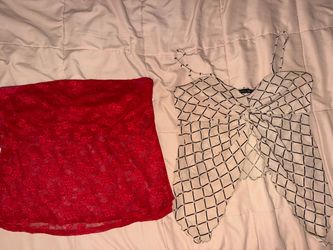 Lace and sheer tops