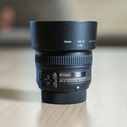 Nikon Nikkor AF-S 50mm F1.8 F Mount Lens Full Frame