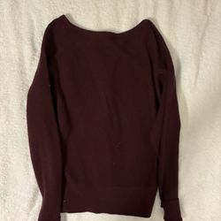 Burgundy long sleeve