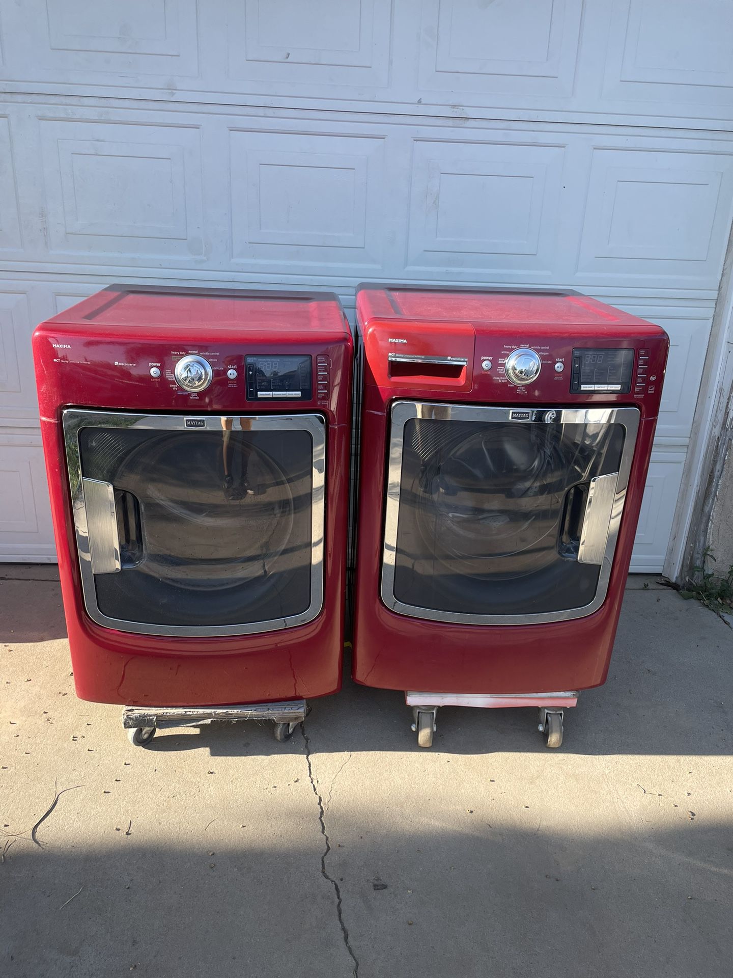 Maytag Maxima Front Load Washer And Electric Dryer Matching Set 