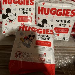 Huggies Diapers And Baby Wipes 