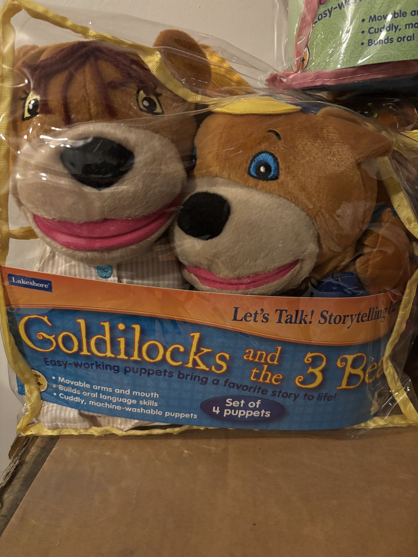 Three Little pigs, Goldilocks And Three bears, Billy Goat Puppets 