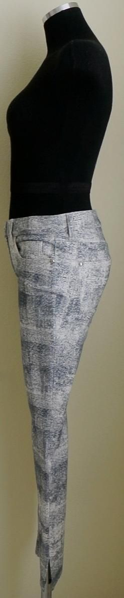 CHANEL Printed Cotton Legging Jeans Sz:36 NEW