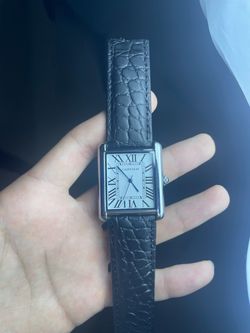 Authentic Pre-Owned Cartier Tank Watch broken strap