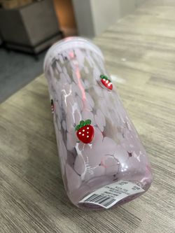 Brand new Starbucks Strawberry Glass Cup