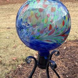 Blown glass Gazing Ball