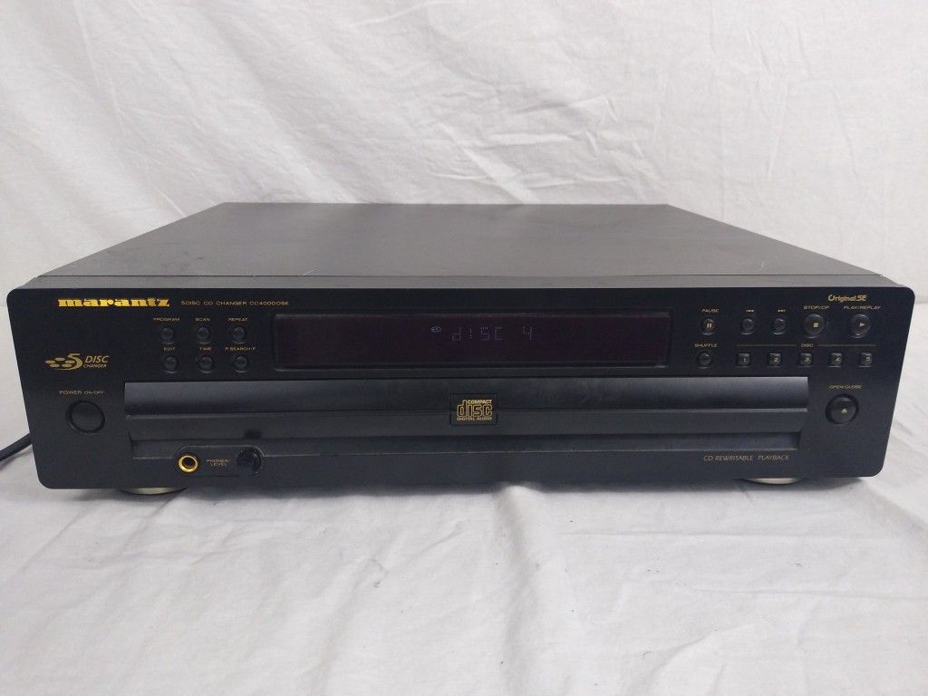 Marantz CC4000OSE 5 Disc CD Player Changer No Remote Tested Works!