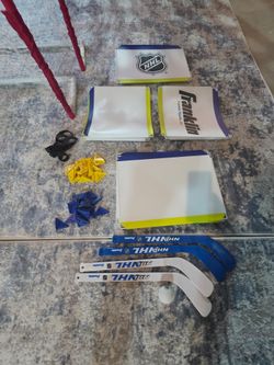 2 Franklin NHL Mini Hockey Half Rink