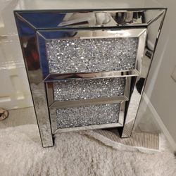 Mirrored Nightstand ONLY 1