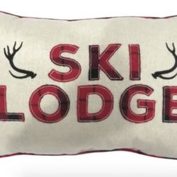 Ski Lodge home Decor Pilliow